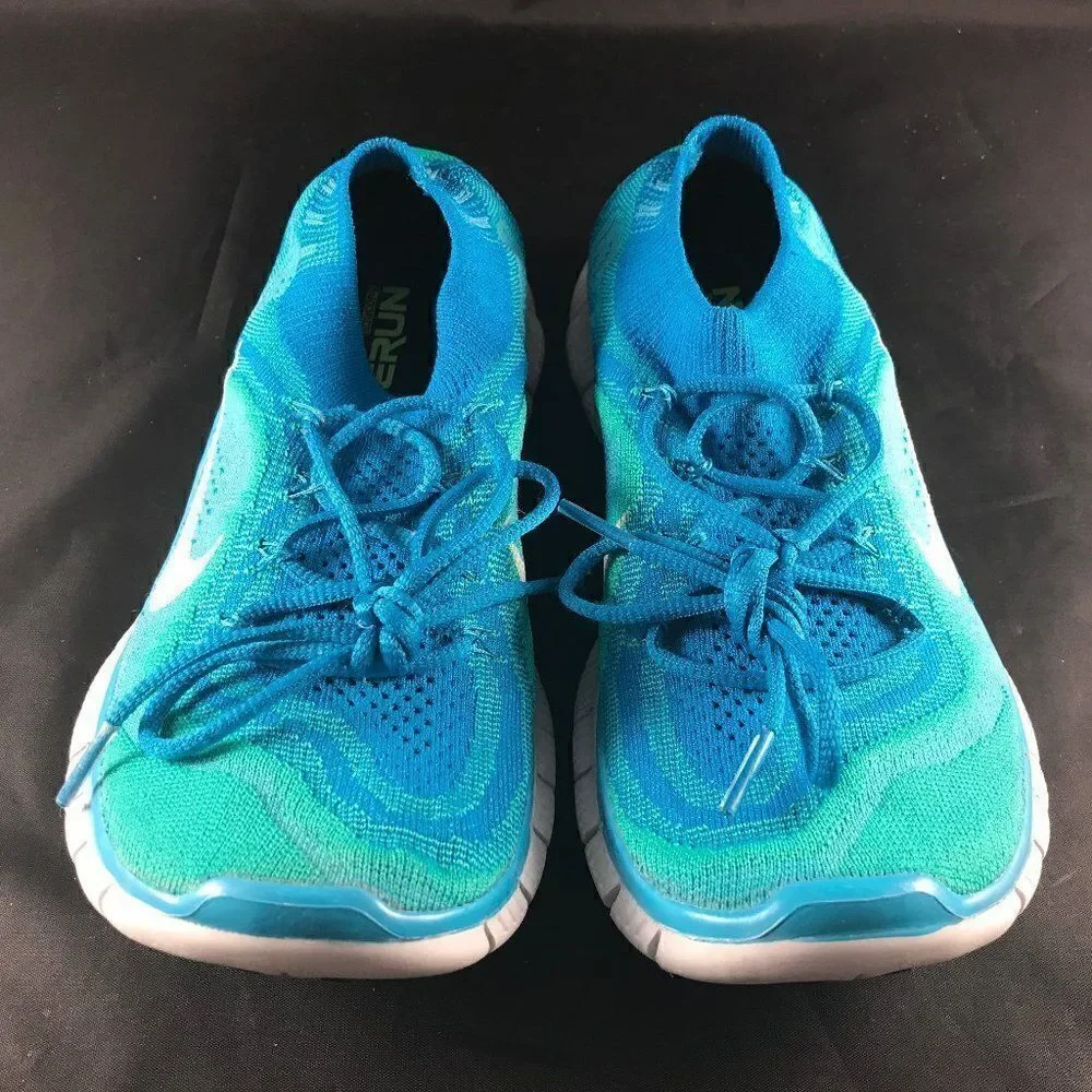 Nike Flyknit Free 5.0 chlorine blue teal 8 us 39